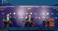 модераторы - ведущие форума Almaty Investment Forum-2020